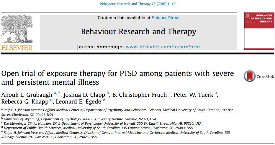 مواجهه درمانی برای PTSD