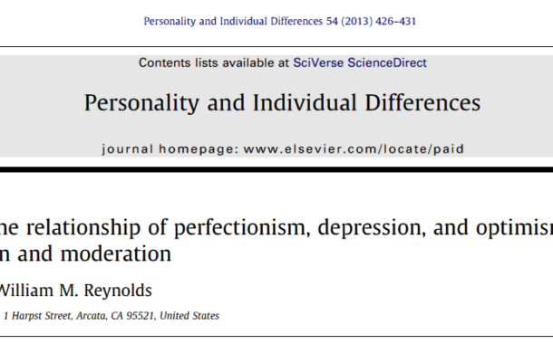 کمال­ گرايي ، افسردگی و خوش ­بینی: آزمودن واسطه ­ای و تعدیل­ کنندگی